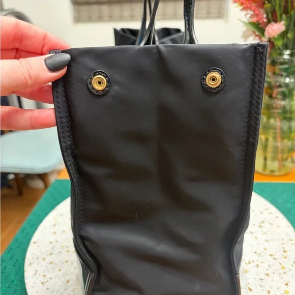 Tory Burch Ella Black Nylon Tote - Picture 6 of 9
